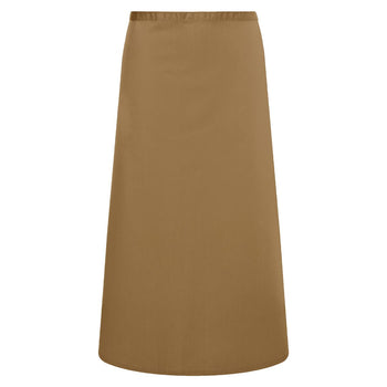 (6 szt) KARLOWSKY | Fartuch Bistro Basic - Kolor: camel - Prime Gastro