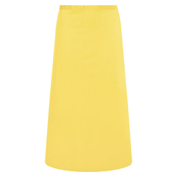 (6 sztuk) KARLOWSKY | Fartuch Bistro Basic - Żółty słoneczny - Prime Gastro