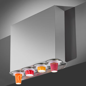 Zestaw czterech plastikowych dozowników do kubków - wersja dodatkowa - Prime Gastro