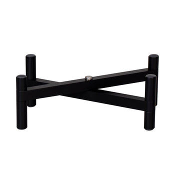 (3 sztuki) Stojak bufetowy - składany - wysokość: 70 mm - czarny - odpowiedni do talerzy i półmisków od 210 mm - Prime Gastro