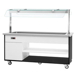 Wózek bufetowy ciepły DANZIG - 1900mm - dla 5x GN 1/1