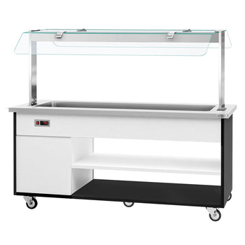 Wózek bufetowy ciepły DANZIG - 1900mm - dla 5x GN 1/1 - Prime Gastro