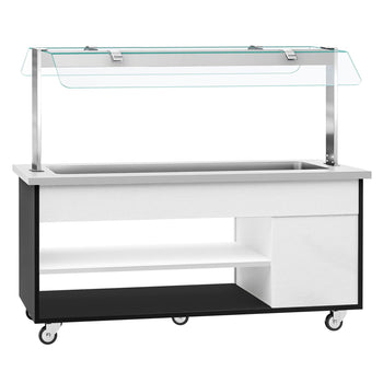 Wózek bufetowy ciepły DANZIG - 1900mm - dla 5x GN 1/1 - Prime Gastro