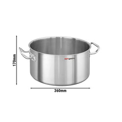 Garnek do smażenia - Ø 360 mm - wysokość 170 mm