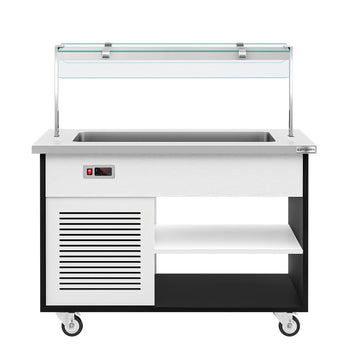 Wózek bufetowy zimny DANZIG - 1300 mm - dla 3x GN 1/1 - Prime Gastro