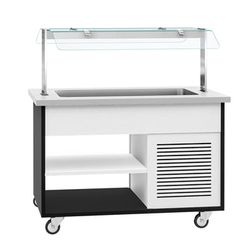 Wózek bufetowy zimny DANZIG - 1300 mm - dla 3x GN 1/1 - Prime Gastro