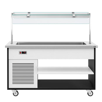 Wózek bufetowy zimny DANZIG - 1600 mm - dla 4x GN 1/1 - Prime Gastro