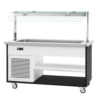 Wózek bufetowy zimny DANZIG - 1600 mm - dla 4x GN 1/1 - Prime Gastro