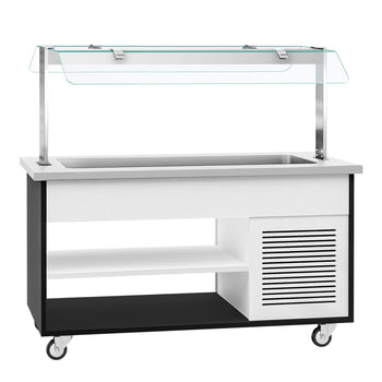 Wózek bufetowy zimny DANZIG - 1600 mm - dla 4x GN 1/1 - Prime Gastro