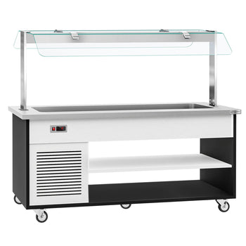 Wózek bufetowy zimny DANZIG - 1900 mm - dla 5x GN 1/1 - Prime Gastro