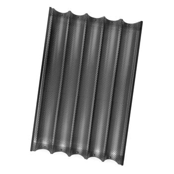 Blacha do pieczenia bagietek – aluminium – EN 600x400 – pokryta teflonem - Prime Gastro