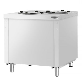 Dozownik talerzy KOPENHAGEN - 910 mm - nieogrzewany - 120 talerzy - stal nierdzewna - Prime Gastro