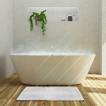 (10 sztuk) Oslo dywanik łazienkowy- 500x700mm - Biała - Prime Gastro