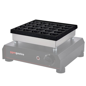 Blacha do pieczenia gofrownicy BWERM25 - Forma: Serce bąbelkowe - Prime Gastro