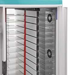 Szpitalny wózek serwisowy grzewczy i chłodniczy - włącznie z 24 specjalnymi tacami 37/63