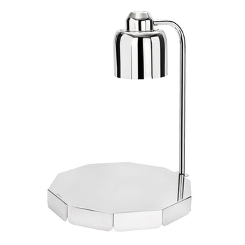 Lampa grzewcza do bufetu – 250 W – okrągła – srebrna - Prime Gastro