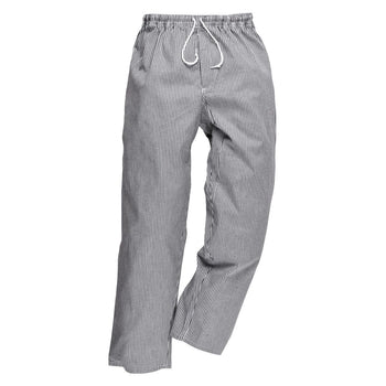 Spodnie kucharskie Bromley - Czarna w kratkę - Rozmiar: 4XL - Prime Gastro