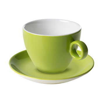 (6 sztuk) BART COLOUR CAFE - Filiżanka cappuccino - 230ml - Limonka - Prime Gastro