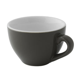 (6 sztuk) COLORS - Filiżanka do cappuccino - 180 ml - szara