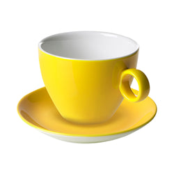 (6 sztuk) BART COLOUR CAFE - spodek do cappuccino - Ø 155 mm - żółty