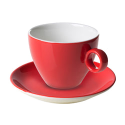 (6 sztuk) BART COLOUR CAFE - spodek do cappuccino - Ø 155 mm - czerwony