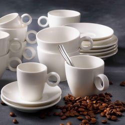 (6 sztuk) BART - Filiżanka do espresso - 65 ml - kość słoniowa