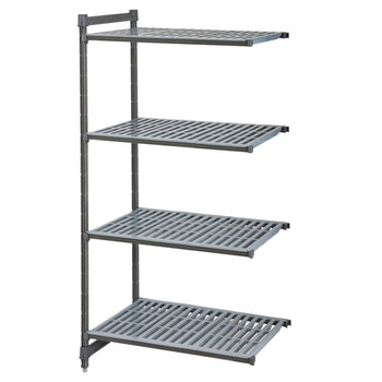 CAMBRO | Camshelving® - Basics Plus - regał nadstawny - 870 mm - z 4 półkami szczelinowymi - Prime Gastro