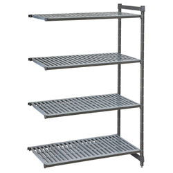 CAMBRO | Camshelving® - Basics Plus - regał nadstawny - 1328 mm - z 4 półkami z otworami
