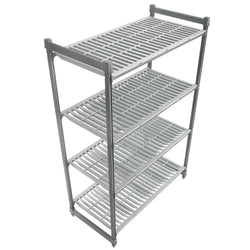 CAMBRO | Camshelving® - Basics Plus - Regał podstawowy - 1070 mm - z 4 półkami z otworami