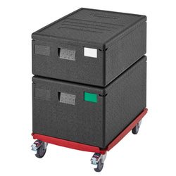 CAMBRO | CAMDOLLY® - Wózek transportowy - odpowiedni do pudełek EPP EN 600x400 - Czerwony