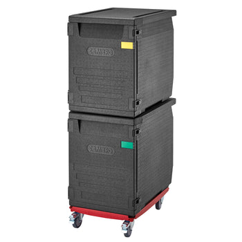 CAMBRO | CAMDOLLY® - Wózek transportowy - odpowiedni do pudełek EPP EN 600x400 - Czerwony - Prime Gastro