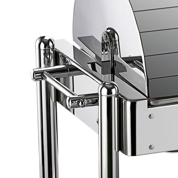 Naczynie do podgrzewania - GN 1/1 - chrom - z pokrywą rolowaną - Prime Gastro