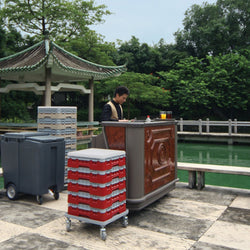 CAMBRO | CAMDOLLY® - Wózek transportowy - z uchwytem - Szary