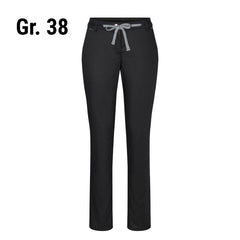 KARLOWSKY | Women's Chino Pants Modern - Elastic - Black - Size: 38