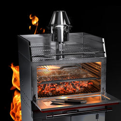 Charcoal - Grill na węgiel drzewny - 710 mm - czarny