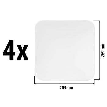 (4 sztuki) SELTMANN WEIDEN | Miska Coup kwadratowa - 260x260mm - Prime Gastro