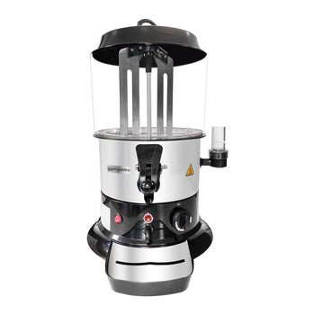 Dozownik czekolady - 9 litrów - czarny/srebrny - Prime Gastro