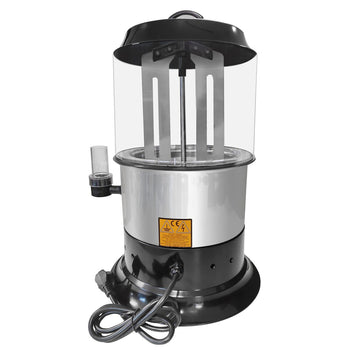 Dozownik czekolady - 9 litrów - czarny/srebrny - Prime Gastro