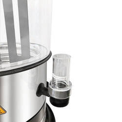 Dozownik czekolady - 9 litrów - czarny/srebrny