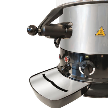 Dozownik czekolady - 9 litrów - czarny/srebrny - Prime Gastro