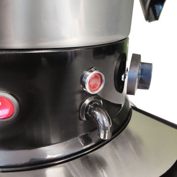 Dozownik czekolady - 9 litrów - czarny/srebrny - Prime Gastro