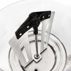 Dozownik kakao do gorącej czekolady – 9 litrów – biały/srebrny