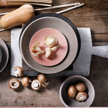 (6 sztuk) CUBICAL - Coupe talerz płaski - Ø 160mm - Różowy - Prime Gastro