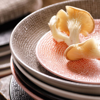 (6 sztuk) CUBICAL - Coupe talerz płaski - Ø 160mm - Różowy - Prime Gastro