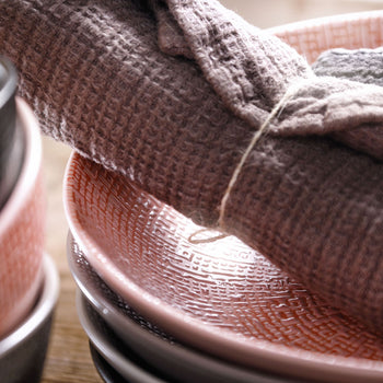 (6 sztuk) CUBICAL - Coupe talerz płaski - Ø 160mm - Różowy - Prime Gastro