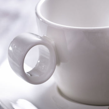 (6 sztuk) LUX - Filiżanka do cappuccino Maastricht - 230 ml - kość słoniowa - Prime Gastro