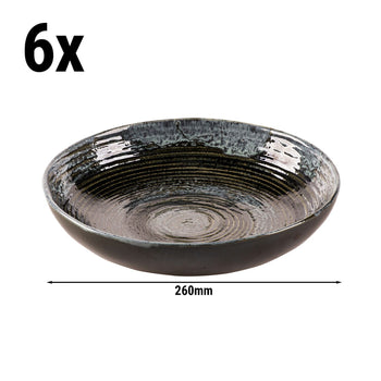 (6 sztuk) METALLIC - Coupe talerz głęboki - Ø 260mm - srebrny - Prime Gastro