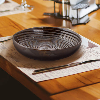 (6 sztuk) METALLIC - Coupe talerz głęboki - Ø 260mm - Brązowy - Prime Gastro