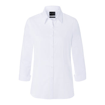 (6 sztuk) KARLOWSKY | Bluzka damska Classic z rękawem 3/4 - Biały - Rozmiar: S - Prime Gastro