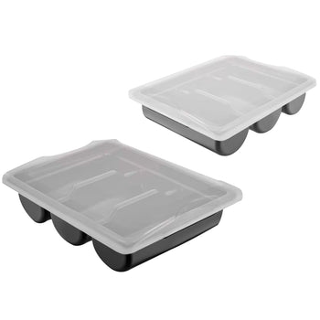 Pokrywa na pojemnik na sztućce z 3 przegrodami - Prime Gastro